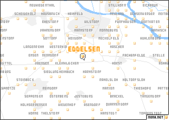 map of Eddelsen