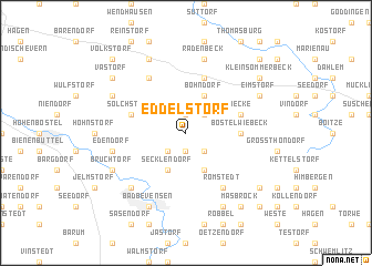 map of Eddelstorf