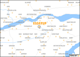 map of Edderup