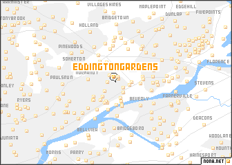 map of Eddington Gardens