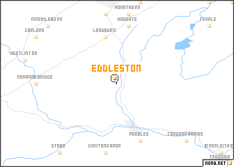 map of Eddleston