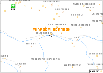 map of Eddraâ el Barouak
