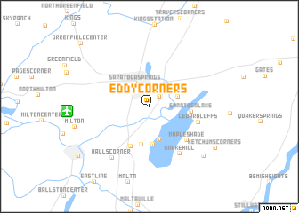 map of Eddy Corners