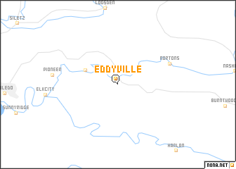map of Eddyville