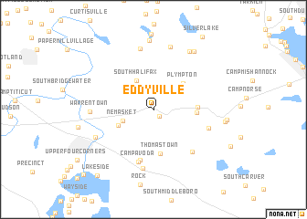 map of Eddyville