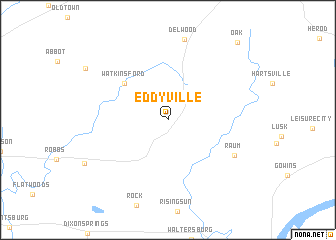 map of Eddyville