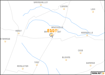 map of Eddy