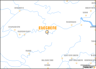 map of Edegbene