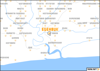 map of Edehbuk