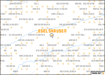 map of Edelshausen
