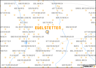 map of Edelstetten