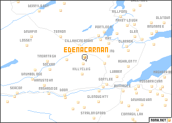 map of Edenacarnan