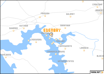 map of Eden Bay