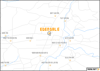 map of Edendale