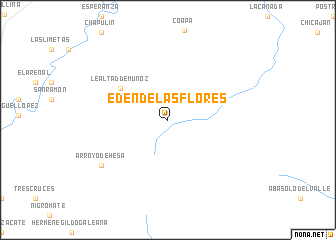 map of Edén de las Flores