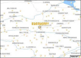 map of Edenderry