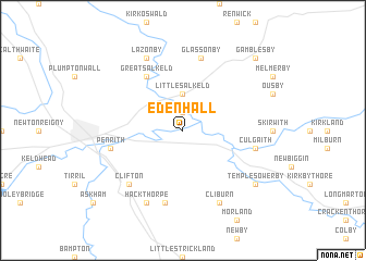 map of Edenhall