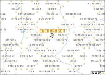 map of Edenhausen