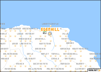 map of Eden Hill