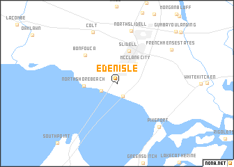 map of Eden Isle
