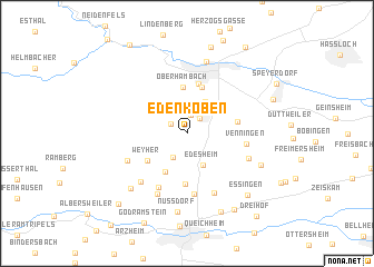map of Edenkoben