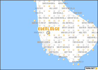 map of Eden Lodge