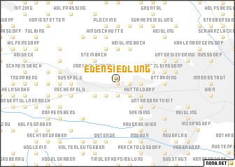 map of Edensiedlung