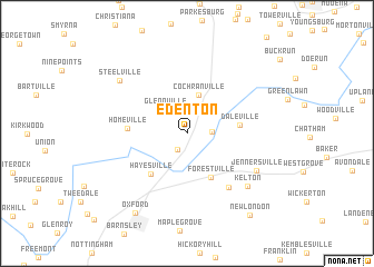 map of Edenton