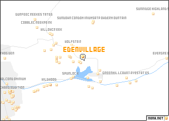 map of Eden Village