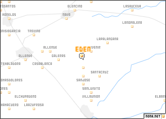 map of Edén