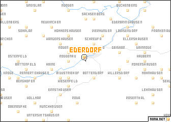 map of Ederdorf