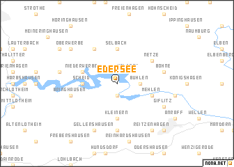 map of Edersee