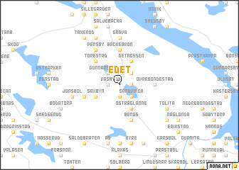 map of Edet