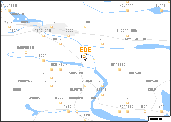 map of Ede