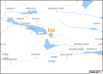 map of Ede