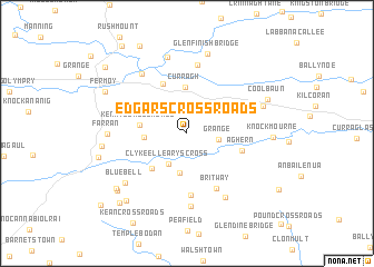 map of Edgarʼs Cross Roads