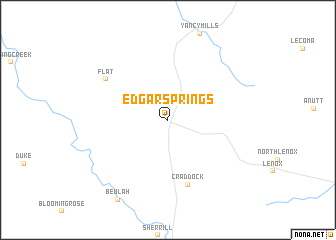 map of Edgar Springs