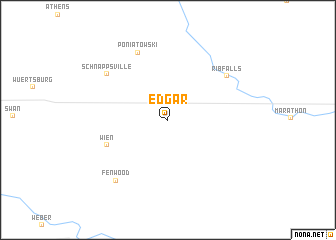 map of Edgar