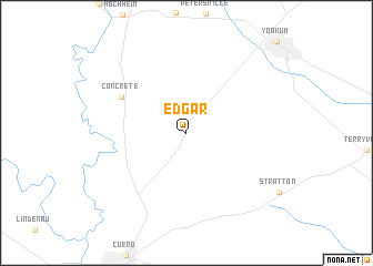 map of Edgar