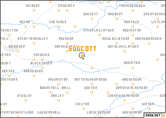 map of Edgcott