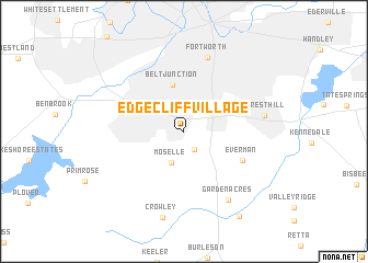 map of Edgecliff Village