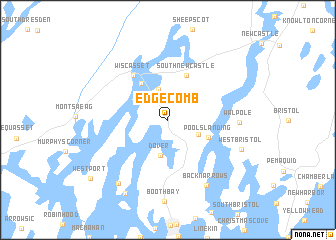 map of Edgecomb