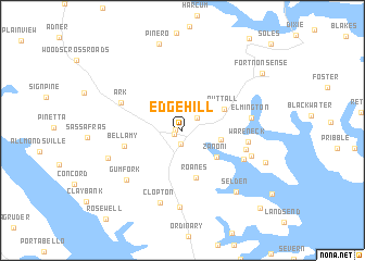 map of Edgehill