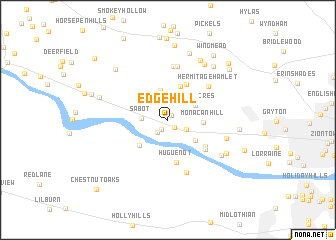 map of Edgehill