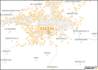 map of Edgehill