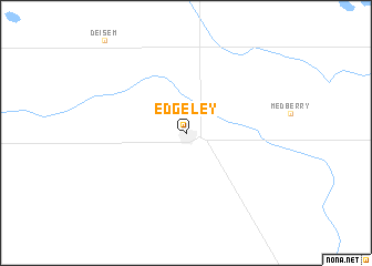 map of Edgeley