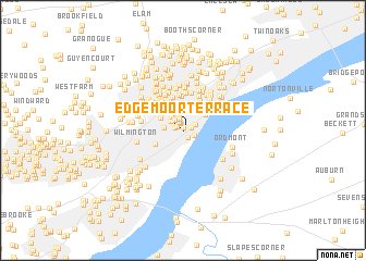 map of Edgemoor Terrace