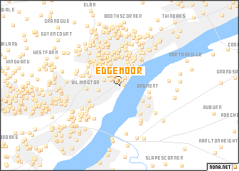 map of Edgemoor