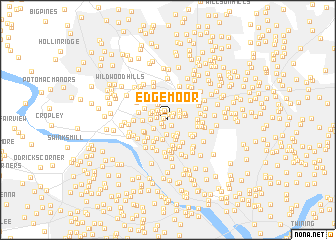 map of Edgemoor