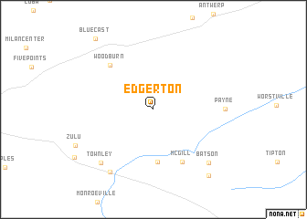 map of Edgerton